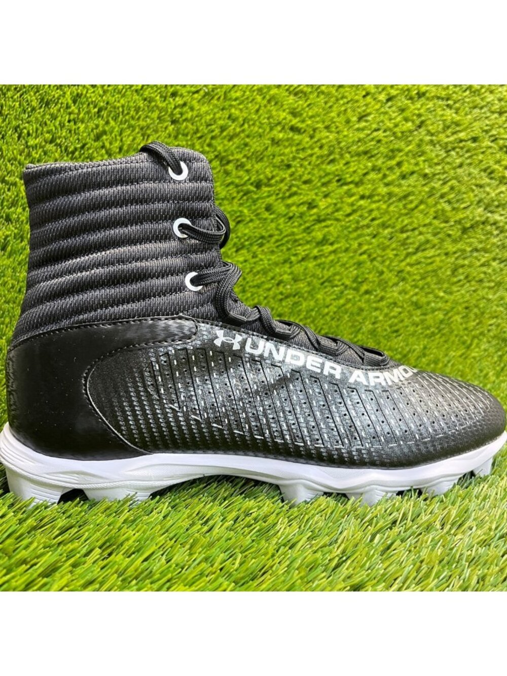 Under‎ Armour Highlight Franchise RM 2.0 Mens Size 11.5 Black Football Cleats